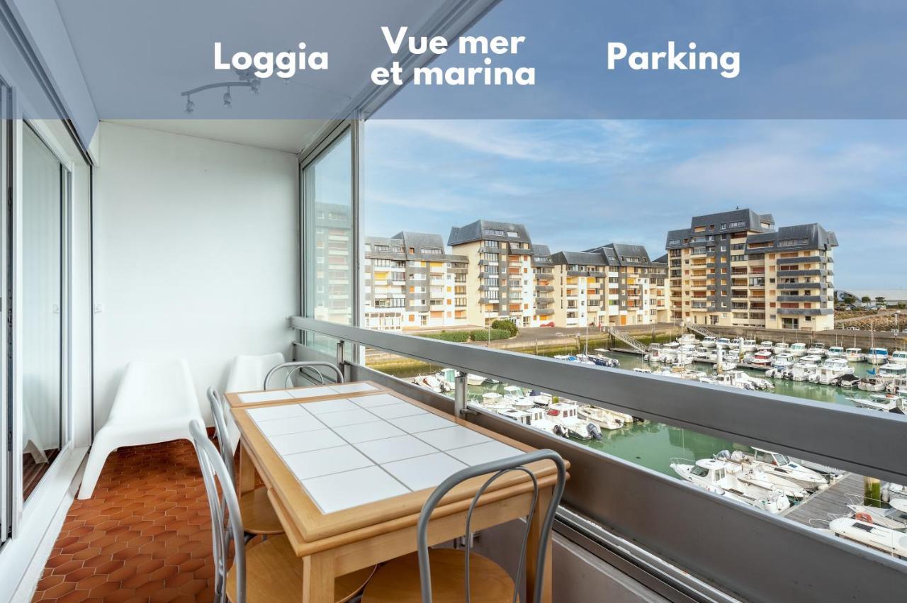 Appartement Vue Mer Et Marina, Loggia - Parking Courseulles-sur-Mer Exterior foto